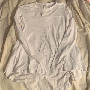 Lululemon white long sleeve top 2